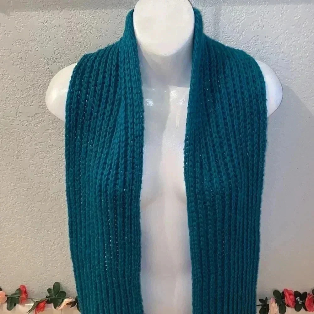 Crocheted, Ribbed Scarf/Wrap - Picture 3 of 5
